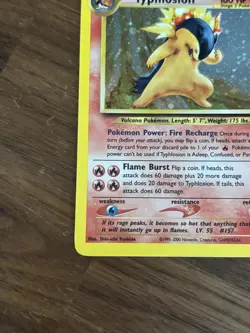 Typhlosion (17) - Neo Genesis Unlimited Holo Rare - Image 4