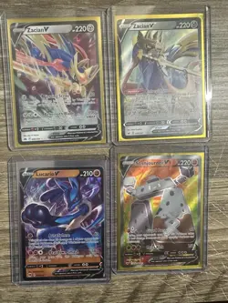 Pokemon Card Lot Of 32 Vmax And V Cards - Image 3