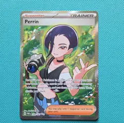 The Pokemon Company Pokemon TCG Perrin 209/167 Twilight Masquerade Full Art Holo - Image 1