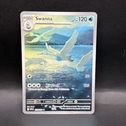 Swanna 110/086 White Flare Full Art Rare Holo Pokemon Card - Image 1