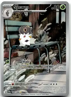 Spewpa 089/088 Holo Illustration Rare Perfect Order Pokemon Near Mint - Image 1