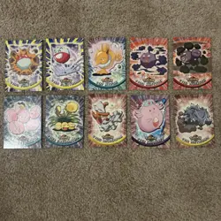 Pokemon Topps TV Animation Collectible Cards Lot Of 10 Vintage Non Holo NM/LP - Image 1