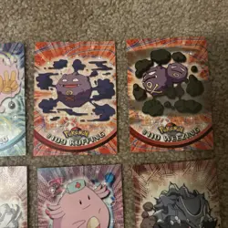 Pokemon Topps TV Animation Collectible Cards Lot Of 10 Vintage Non Holo NM/LP - Image 4