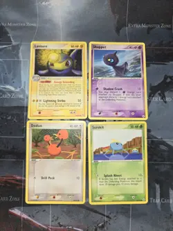 Hidden Legends 4-Card Lot Lanturn, Shuppet, Doduo, Surskit Regular Pokemon - Image 2