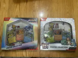 Pokemon 151 Poster Collection Box + Prismatic Evolutions Poster Collection Box - Image 1