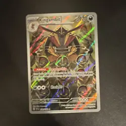 The Pokemon Company Kingambit 220/198 SV01 Illustration Rare Holo English 170 HP - Image 1