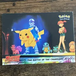 Pokemon TCG the Battle of the Champions Pokemon Topps Mewtwo Strikes Back 25 - Image 1