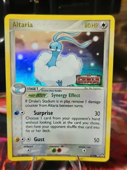 2007 Pokemon EX Power Keepers Altaria STAMPED Reverse Holo Foil 2/108 - Image 1