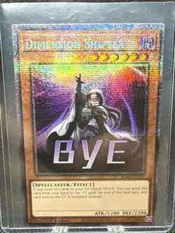 Dimension Shifter -BYE - Starlight Rare -YuGiOh TCG 1st Ed RA05-EN132 NM - Image 1
