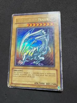 Yu-Gi-Oh! Glossy Unlimited Blue-Eyes White Dragon SDK-001 DAMAGED - Image 2
