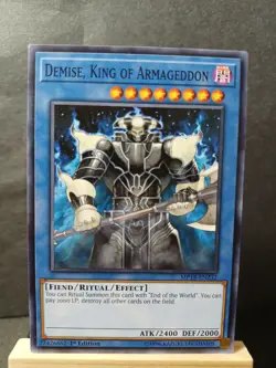 Demise, King of Armageddon 1st Edition [LP] - Yu-Gi-Oh! MP18 [Common] - Image 1