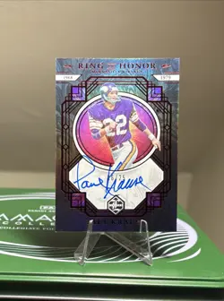2022 Panini Limited Ring of Honor Red 6/25 Paul Krause On Card Auto HOF #ROH-PKR - Image 1