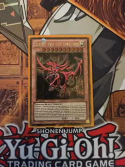 YUGIOH SLIFER THE SKY DRAGON PGLD-EN032 GOLD SECRET 1ST ED NM - Image 1