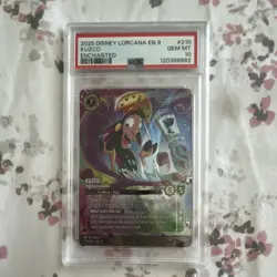 2025 DISNEY LORCANA REIGN OF JAFAR KUZCO IMPULSIVE LLAMA #210/204 PSA 10 - Image 1