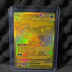 Mega Greninja ex Gold Hyper Rare 122/086 Chaos Rising Pokemon - Image 1