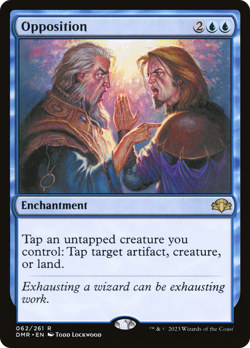 Opposition (FOIL) x1 - MTG Dominaria Remastered DMR #62 - Image 1