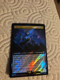 Mtg The Cyber Controller Surge Foil Extended Art - Image 1