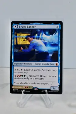 MTG MSH 0049 Marvel Bruce Banner / The Incredible Hulk M Mythic Rare NM Regular - Image 1
