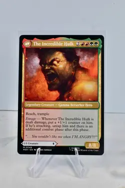 MTG MSH 0049 Marvel Bruce Banner / The Incredible Hulk M Mythic Rare NM Regular - Image 2
