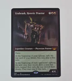 Urabrask, Heretic Praetor (Showcase) (Foil Etched) 446 New Capenna MTG Foil NM - Image 1