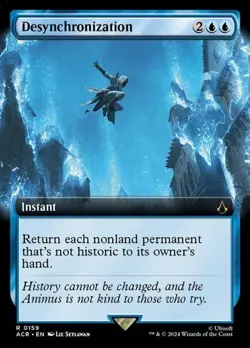 Desynchronization - Foil Extended Art Assassin's Creed NM MTG - Image 1
