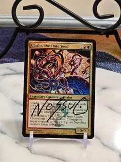 MTG Ulasht, the Hate Seed Guildpact Foil ARTIST SIGNED (RARE SIG) LP - Image 1