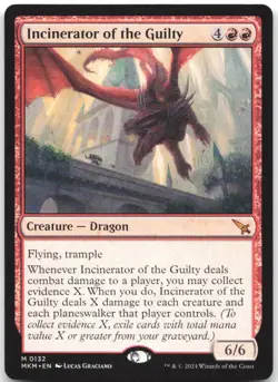 Incinerator of the Guilty 132 Murders at Karlov Manor Magic: The Gathering NM - Image 1