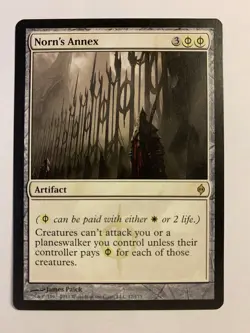 1X SP MTG Magic The Gathering Norn's Annex New Phyrexia Rare Artifact Card - Image 1