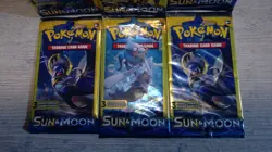 Lot of 6 Pokemon Sun and Moon Base Set Packs Sealed & Lost Thunder 3 Card Pack - Image 2