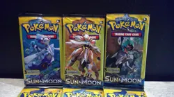 Lot of 6 Pokemon Sun and Moon Base Set Packs Sealed & Lost Thunder 3 Card Pack - Image 3