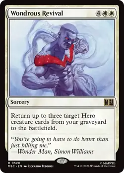 Wondrous Revival - #528 - CMR: Marvel Super Heroes - NM MTG - Image 1