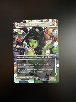 MTG Marvel Super Heroes English Jennifer Walters Borderless 0328 Non-Foil - Image 1