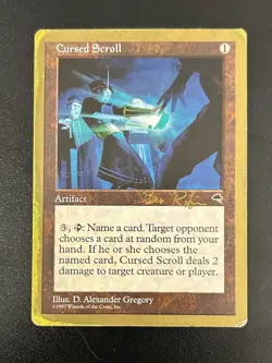 Cursed Scroll - 1998 Ben Rubin (TMP) World Championship Decks Regular - Image 1