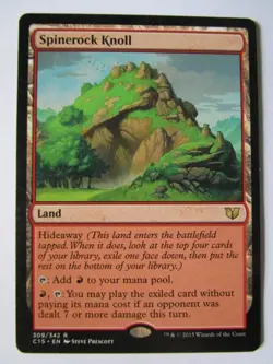 MTG Spinerock Knoll Commander 2015 Light Play!! - Image 1
