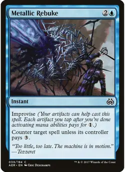Metallic Rebuke #39 Aether Revolt NM - Image 1