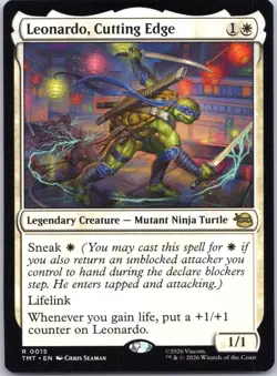 Leonardo, Cutting Edge 0015 R Teenage Mutant Ninja Turtles NM - Image 1