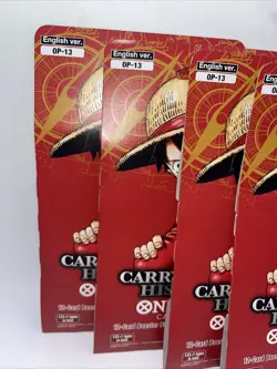 Lot of 4 - One Piece Carrying On His Will OP-13 Sleeved Booster Pack - Image 3