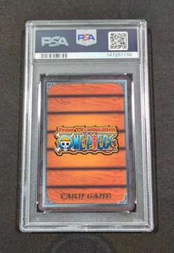 Japanese One Piece CCG Holo Chopper C04 PSA 8 NM-MT Path of the Pirate King - Image 2