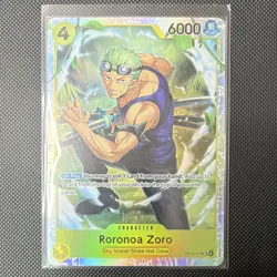 Roronoa Zoro OP15-113 SR Foil Alternate Art Character English 6000 Power Cost 4 - Image 1