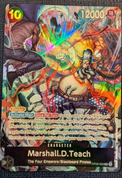 One Piece -English 2nd Anniversary Marshall.D.Teach OP09-093 (Promo) - Image 1