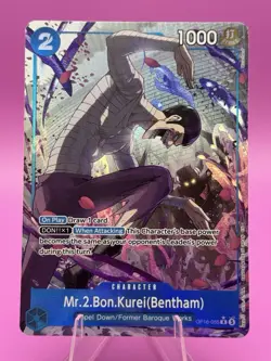 MR.2.BON.KUREI (Bentham) OP16-055 SR Alt Art Foil English One Piece Card NM - Image 1
