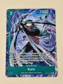 One Piece TCG Kuro OP15-025 Rare ALT ART Adventure on Kami's Island English - Image 1