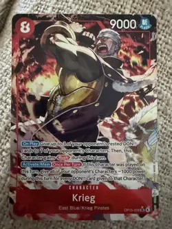 One Piece Card Game TCG Krieg OP15-008 Alt Art M/NM Condition - Image 1