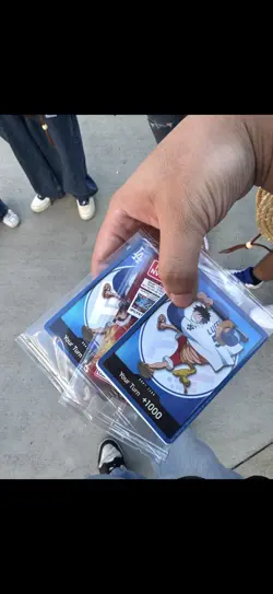 2026 ONE PIECE LOS ANGELES DODGERS MONKEY.D.LUFFY DON CARD PROMO and hat - Image 1