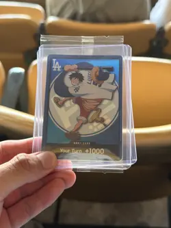 2026 ONE PIECE LOS ANGELES DODGERS MONKEY D. LUFFY DON!! CARD PROMO 7/2/26 - Image 1