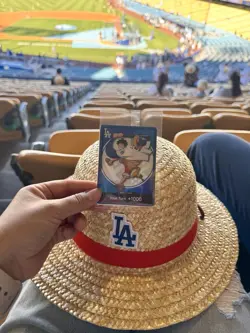 LA Dodgers X One Piece Straw Hat And Luffy Card - Image 3