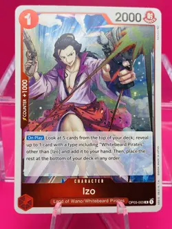 Izo OP03-003 | Pillars of Strength - English | R Foil | One Piece NM - Image 1