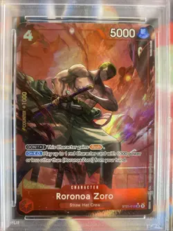 PSA 10 2025 One Piece Starter Deck ST21-015 Roronoa Zoro Alternate Art *2 - Image 2