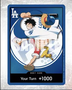 2026 Los Angeles Dodgers One Piece Night Promo Card 7/2/26 SGA LA PRE-ORDER - Image 1
