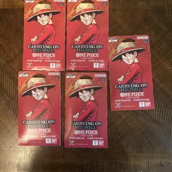 One-Piece OP13 Sleeved Booster Packs X5 SEALED - Image 2